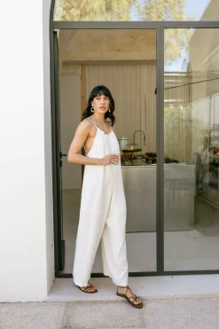 Overalls & Dungarees*Freeman T. Porter Zola Natural egret