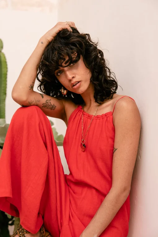 Overalls & Dungarees*Freeman T. Porter Zola Natural red